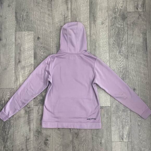 Under Armour Women's Purple Camo Logo Hoodie - Picture 6 of 6